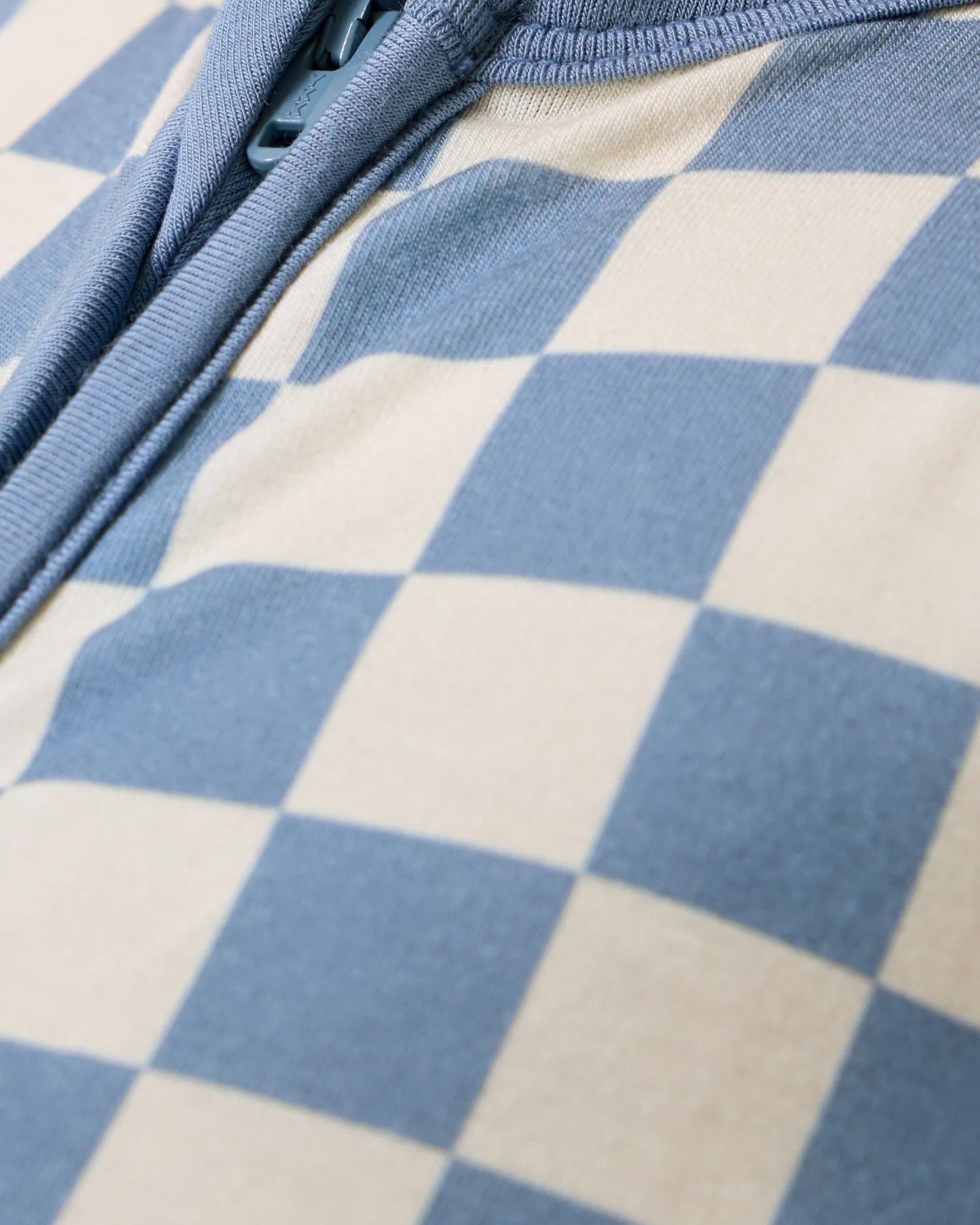 Bamboo Baby Pajama | Blue Checker - Image 5