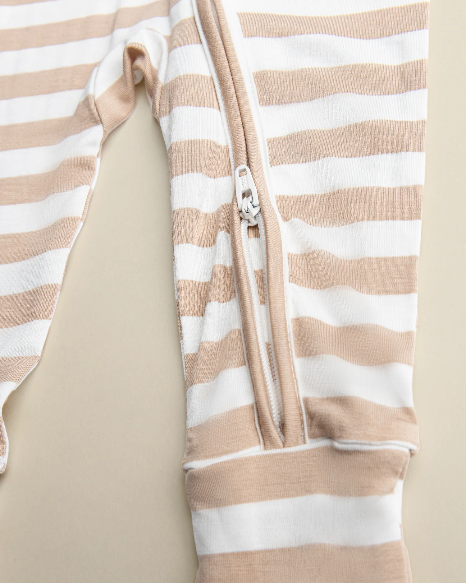 Bamboo Baby Pajama | Fawn Stripe - Image 5