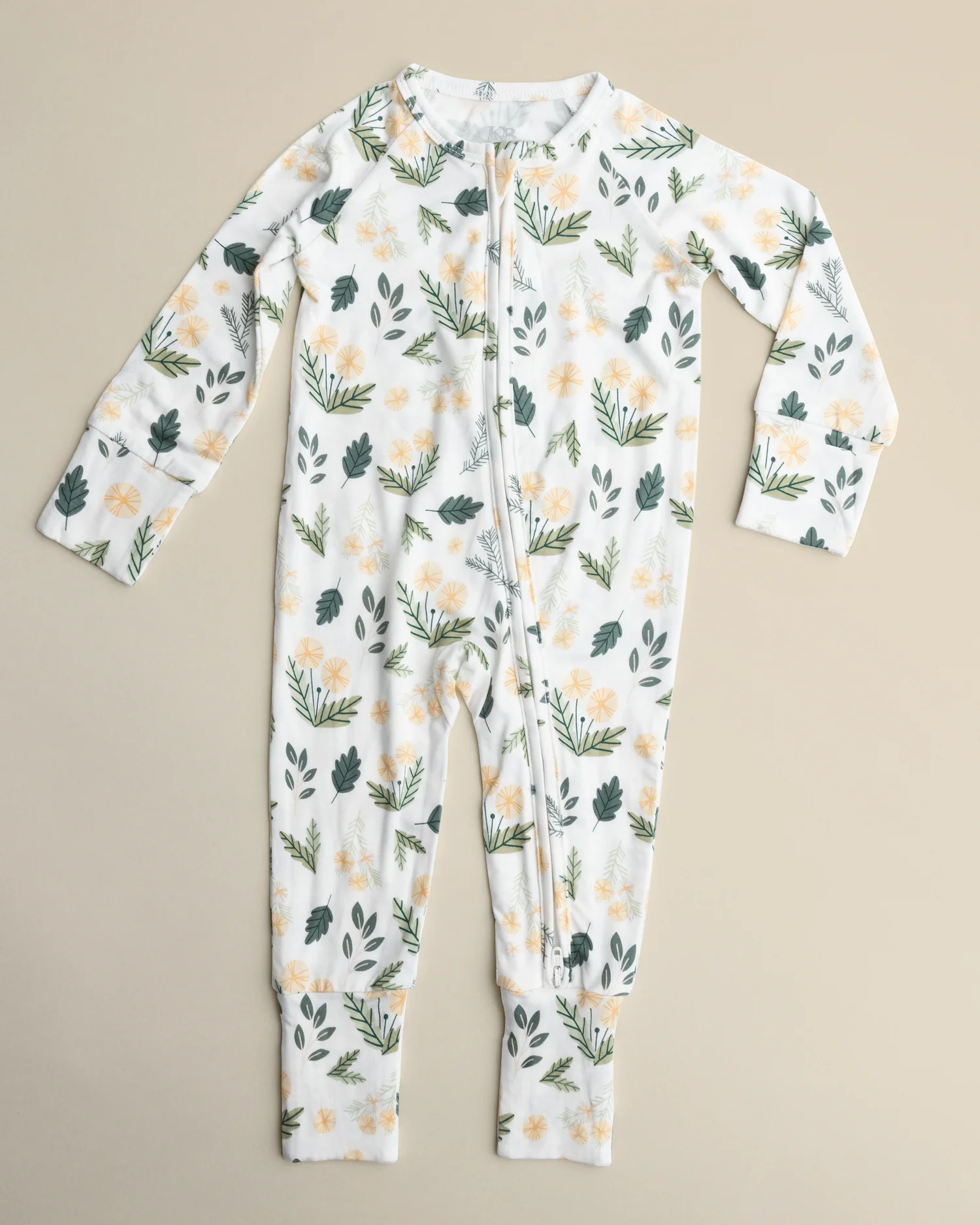 Bamboo Baby Pajama | Honey Dandelion - Image 5
