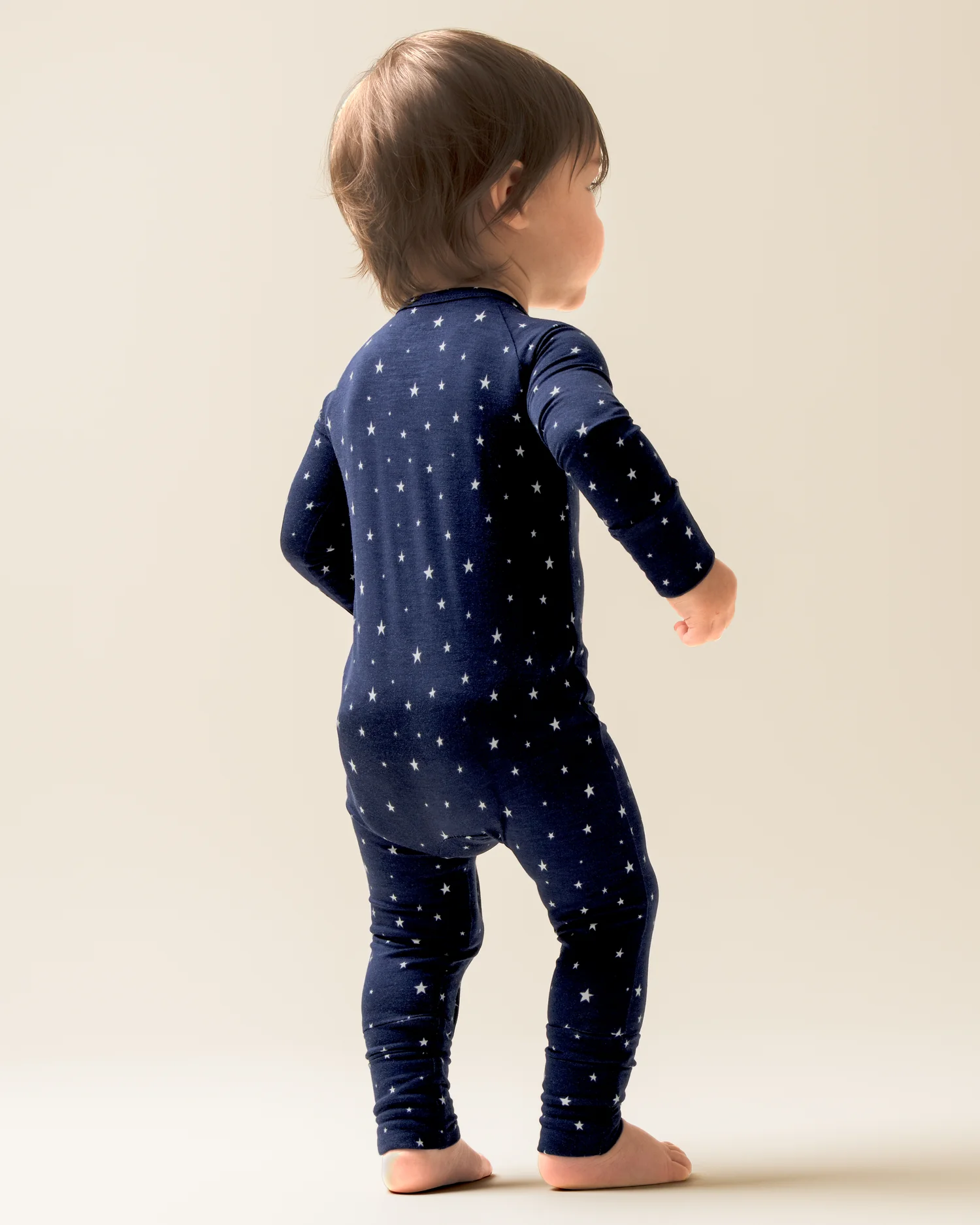 Bamboo Baby Pajama | Navy Stars - Image 3