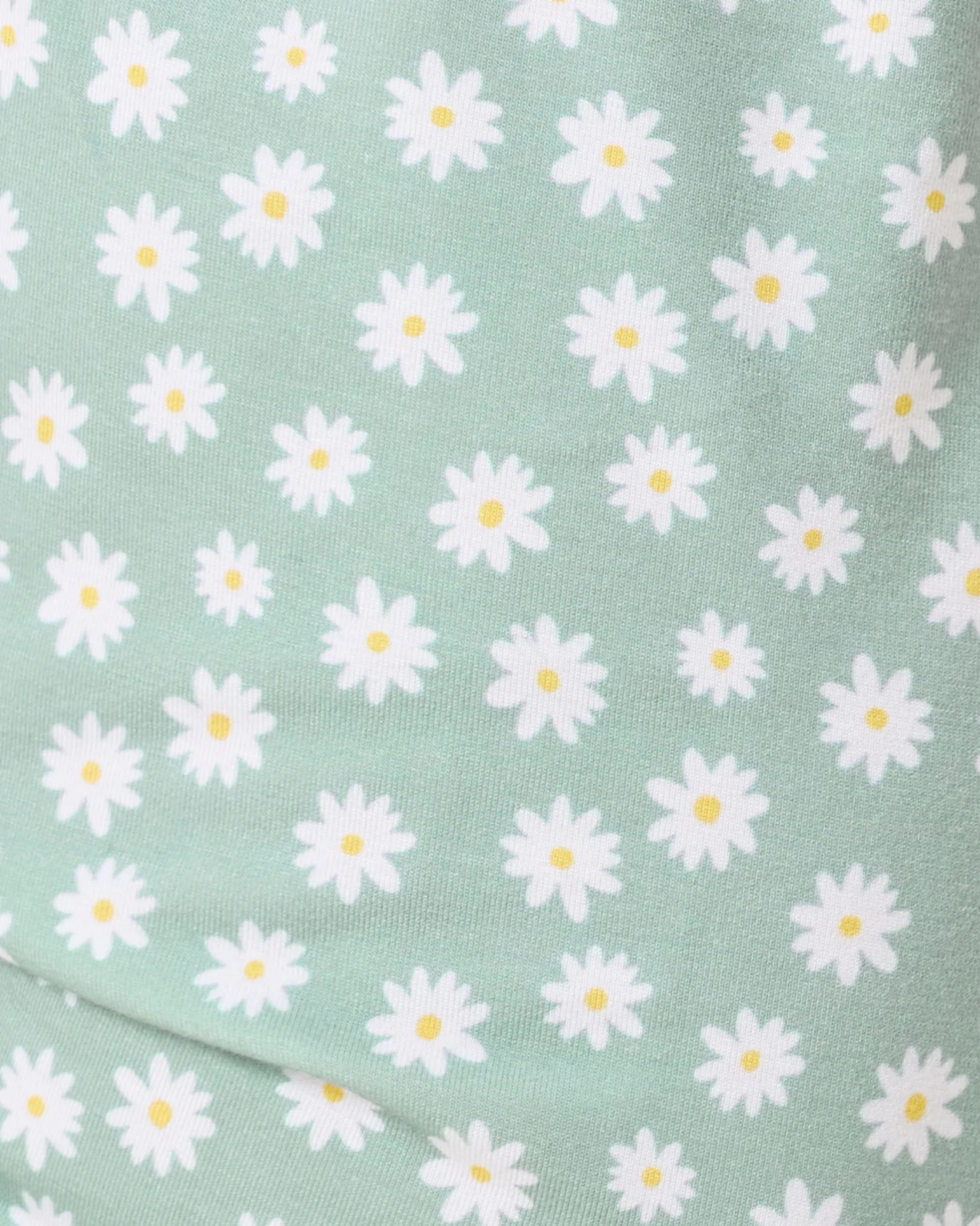 Bamboo Baby Two-Piece Pajama Set | Sage Daisies - Image 5