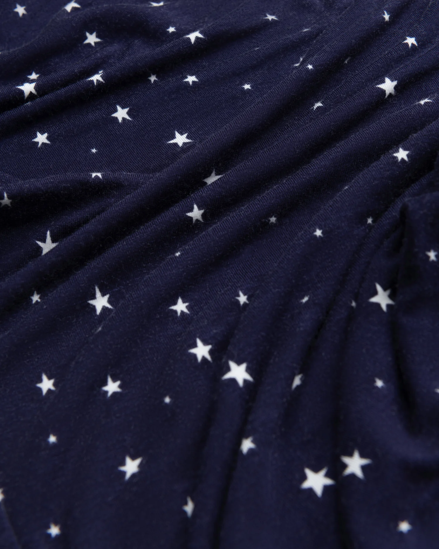 Bamboo Knotted Baby Gown & Hat | Navy Stars - Image 4