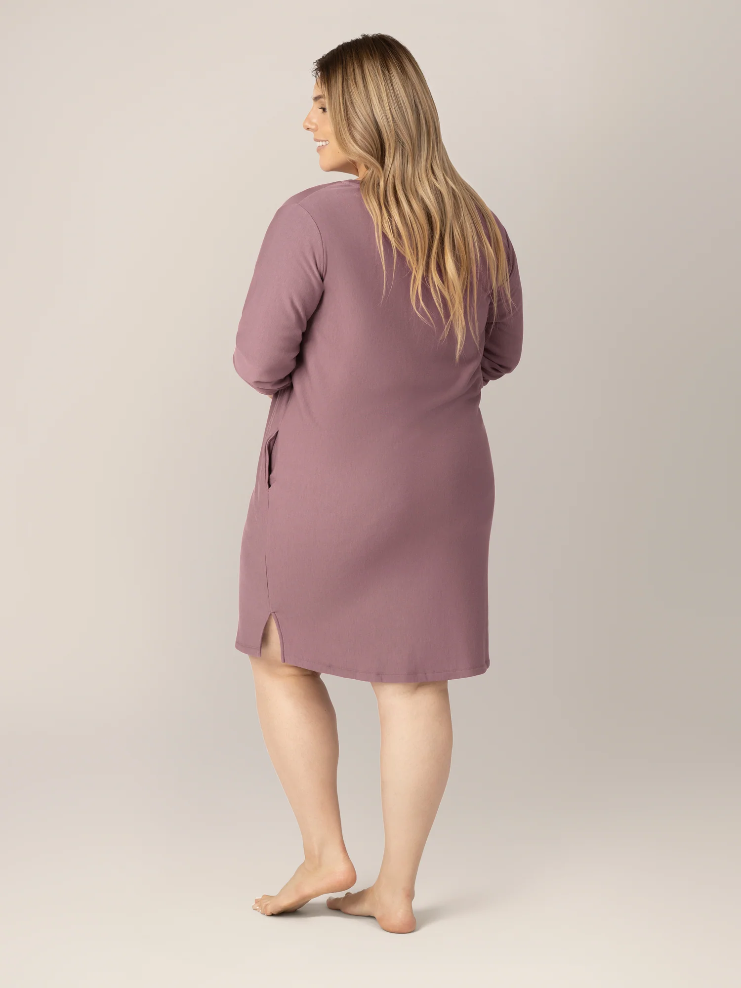 Blake Maternity & Nursing Lounge Dress | Twilight - Image 5