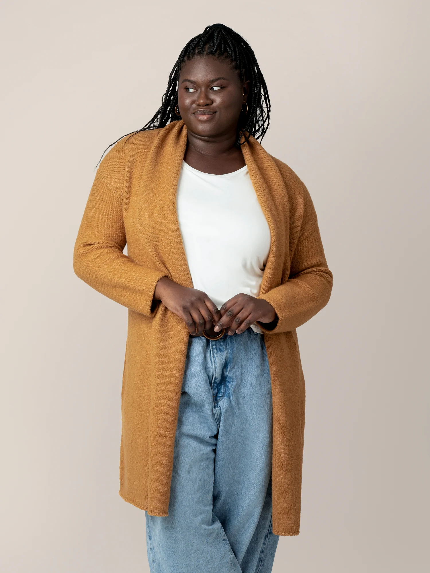 Chloe Cardigan Sweater | Chai - Image 5