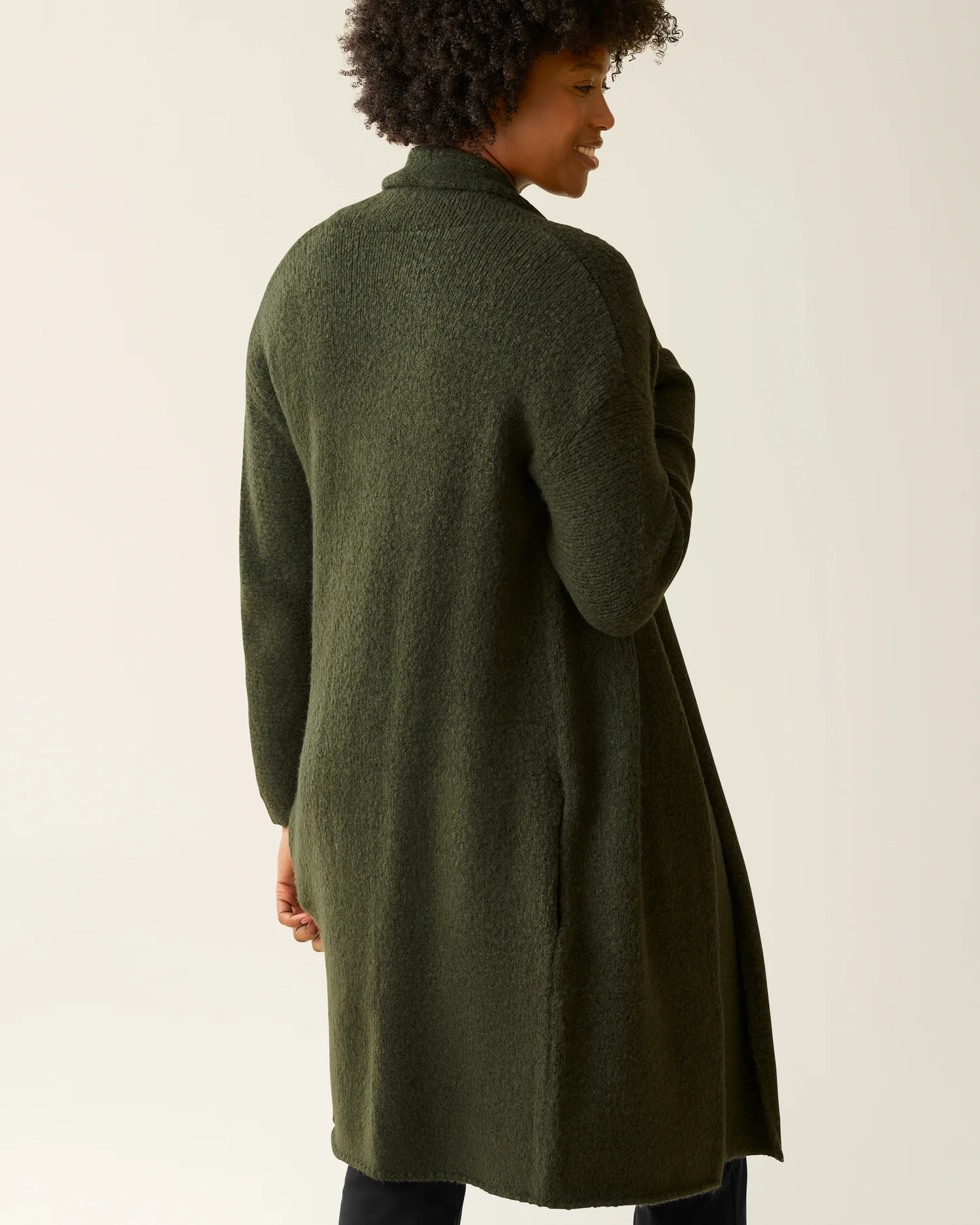 Chloe Cardigan Sweater | Thyme - Image 3