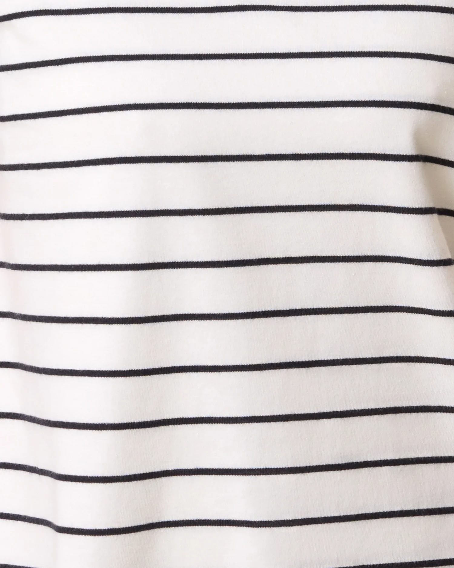 Classic Cotton Nursing T-shirt | White & Black Stripe - Image 7