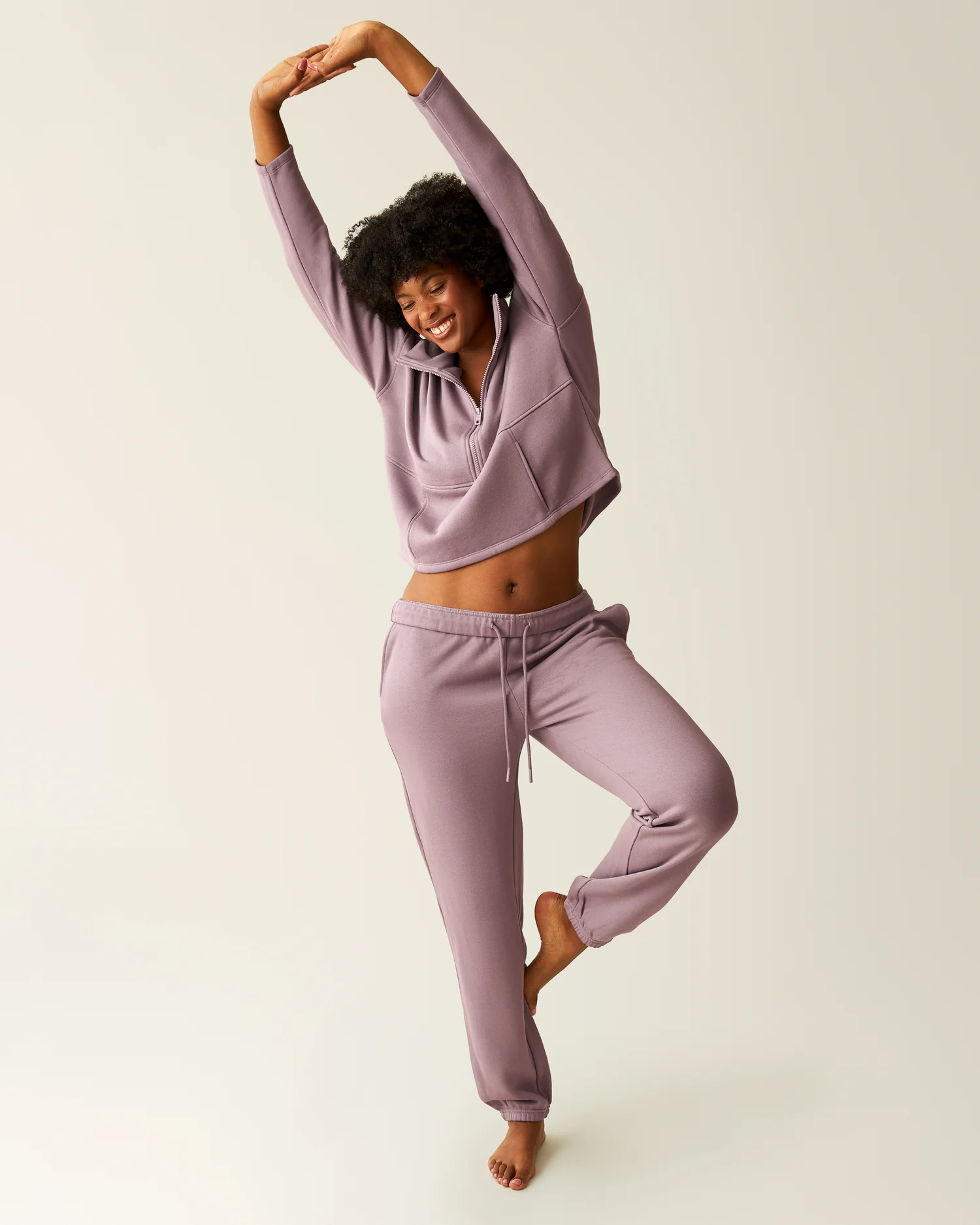 Cloud Fleece Jogger | Dusty Mauve - Image 2