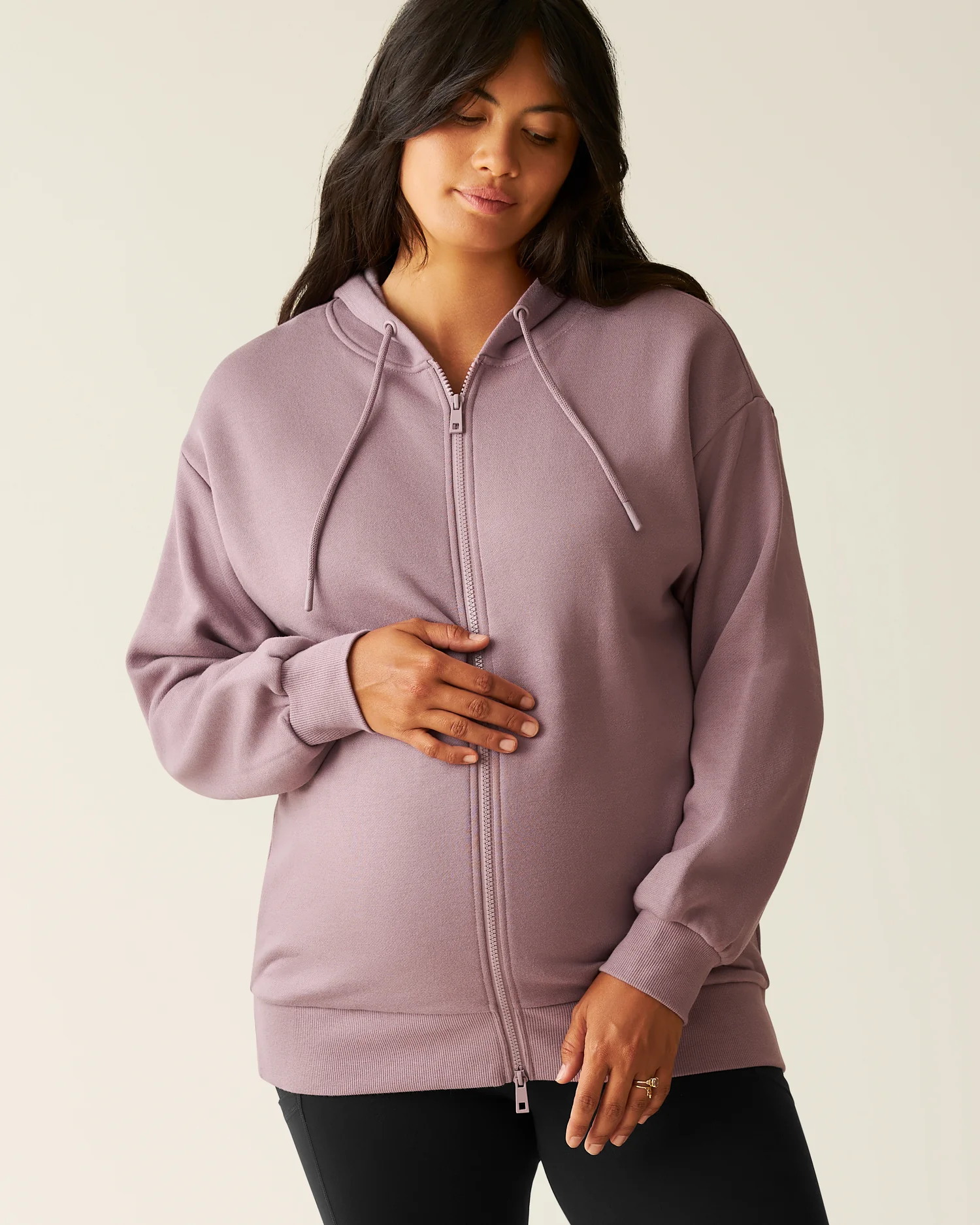 Cloud Fleece Oversized Hoodie | Dusty Mauve