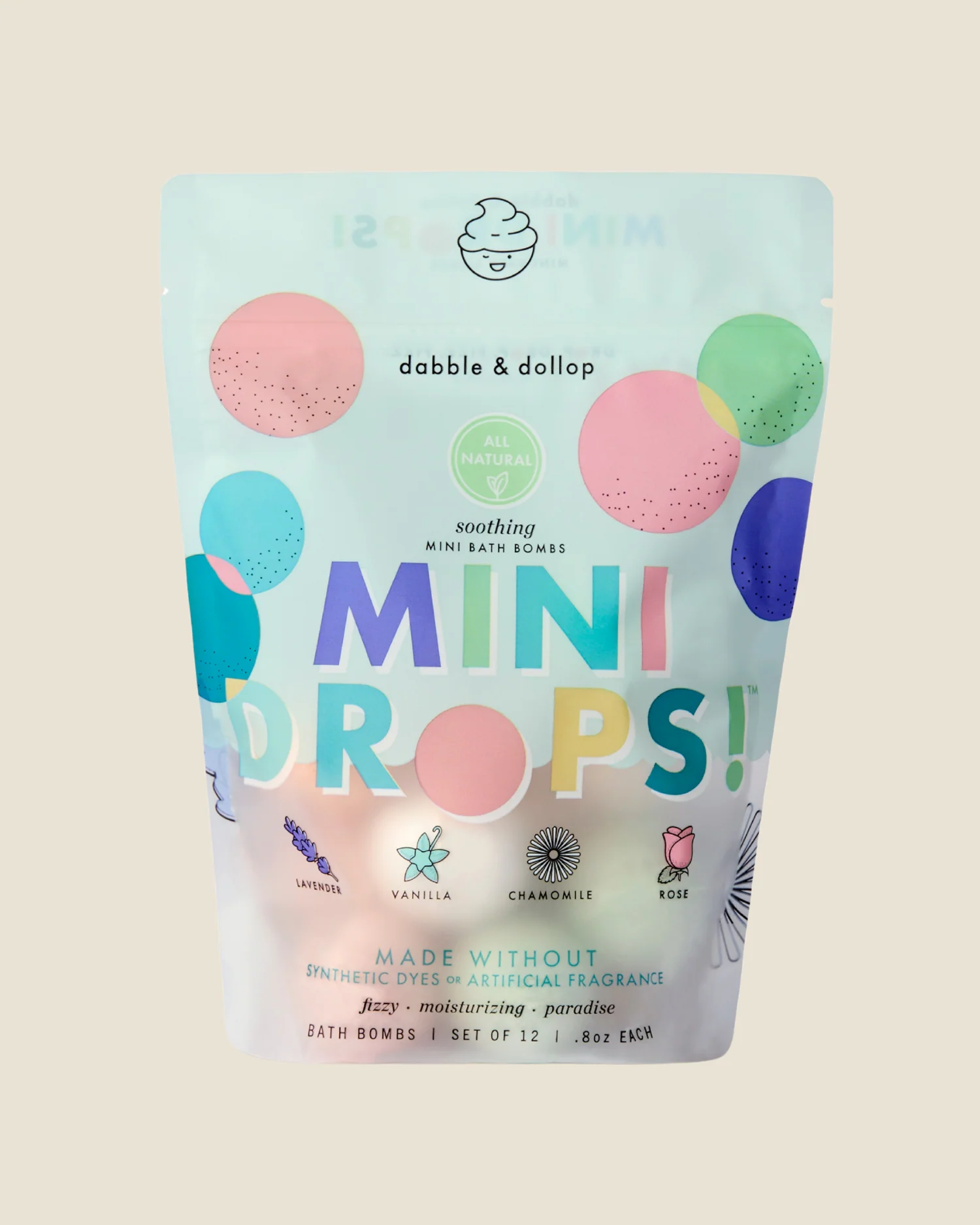 Dabble & Dollop - Soothing Mini Bath Bombs