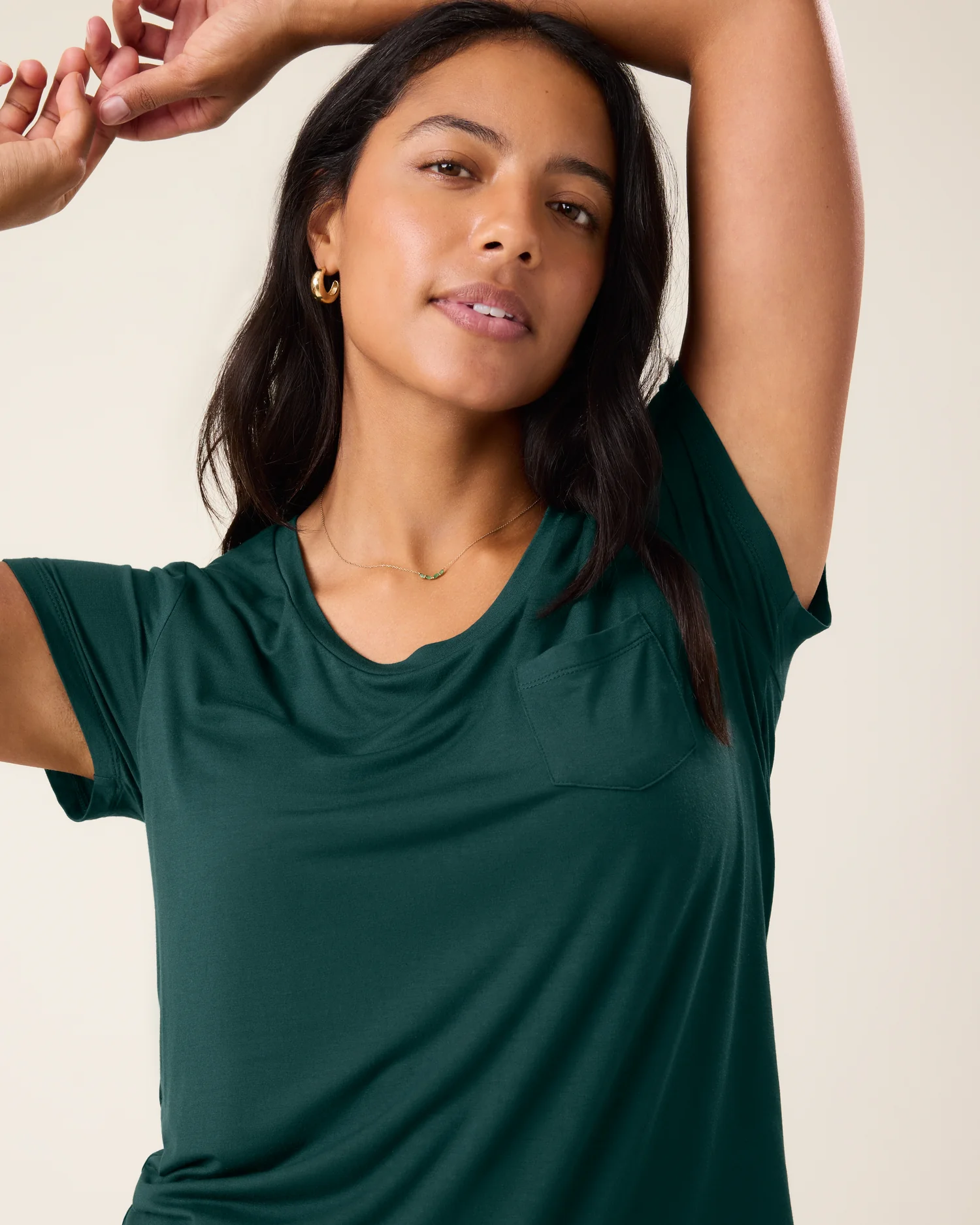 Everyday Maternity & Nursing T-shirt | Evergreen - Image 4