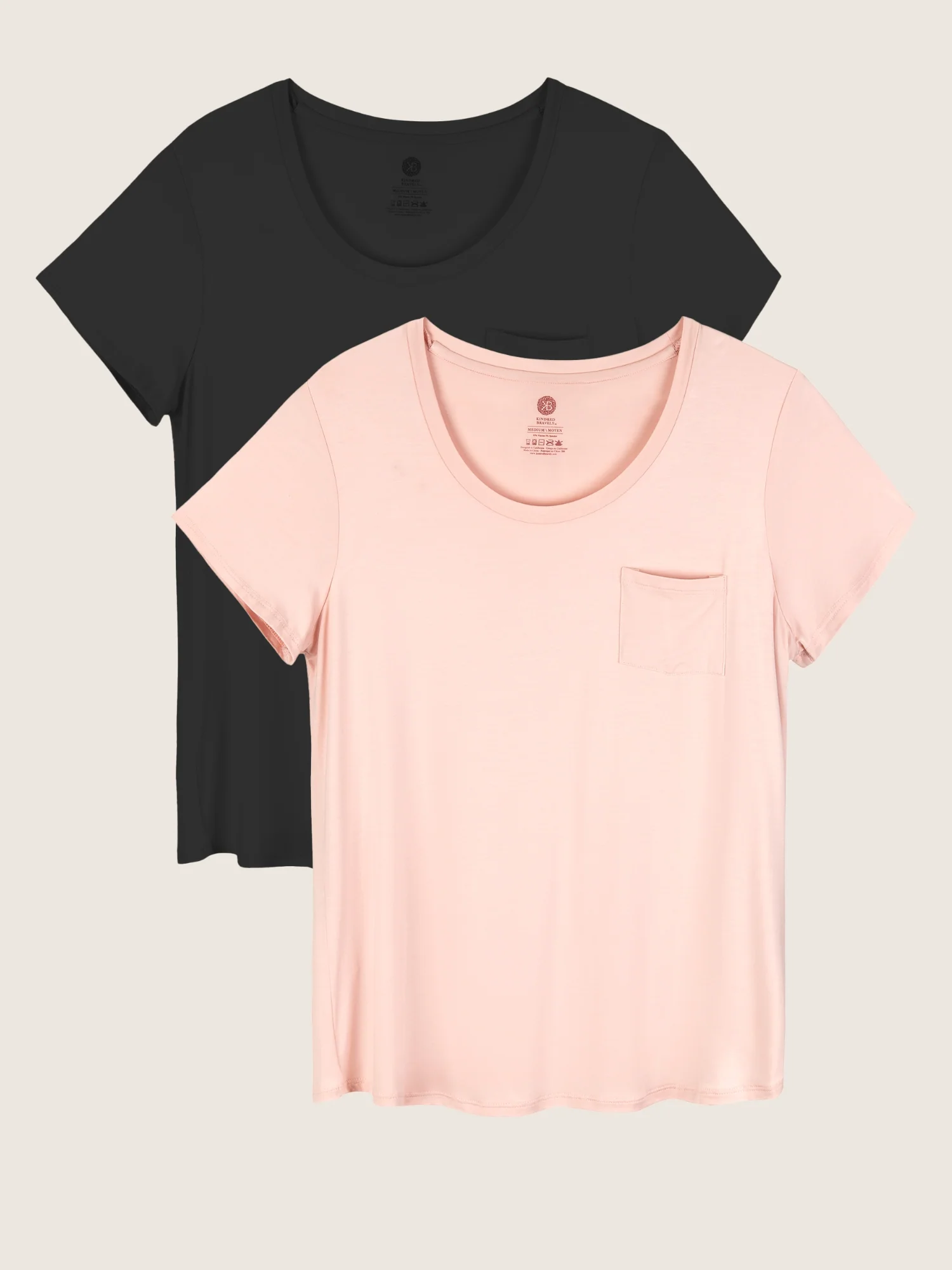 Everyday Nursing T-shirt Pack | Black & Dusty Pink