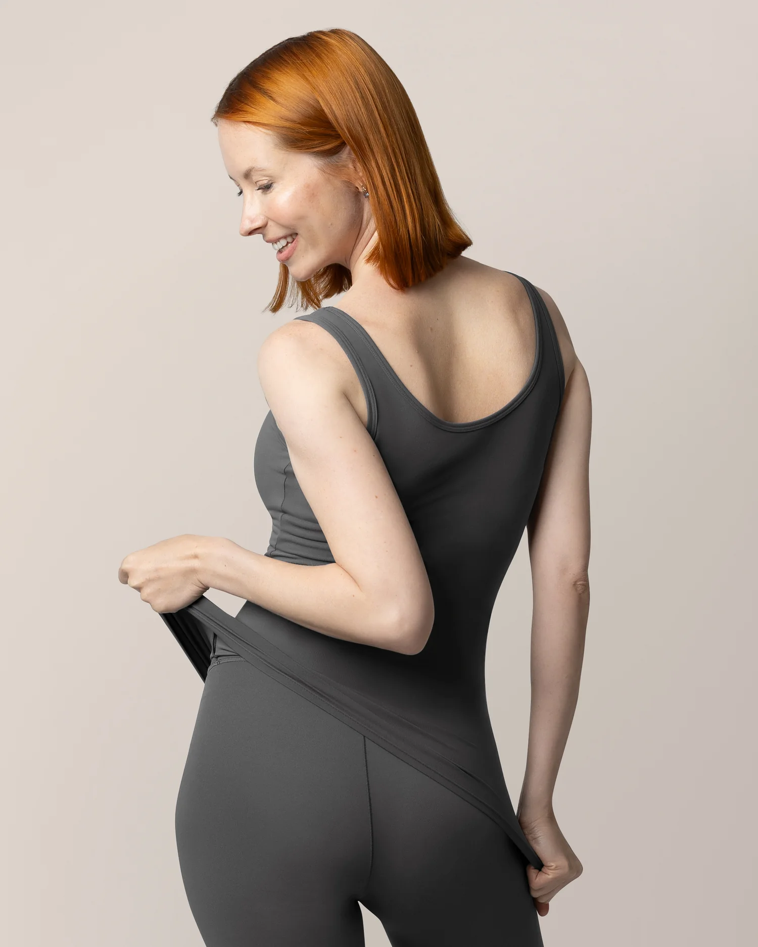 Grow with Me™ Maternity & Nursing Tank | Stormy Grey - Image 4