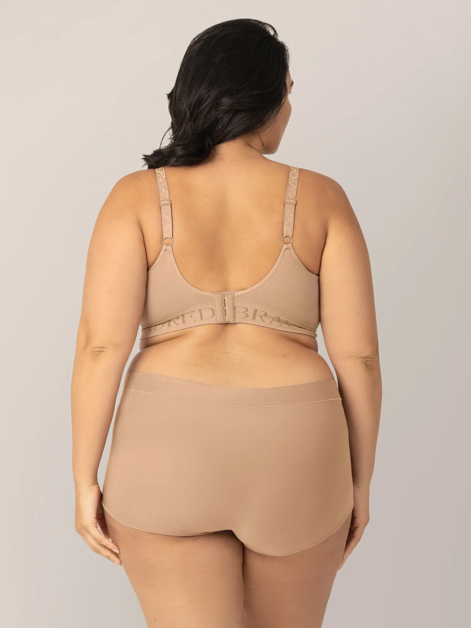 Grow with Me™ Maternity & Postpartum Boyshort | Beige - Image 2