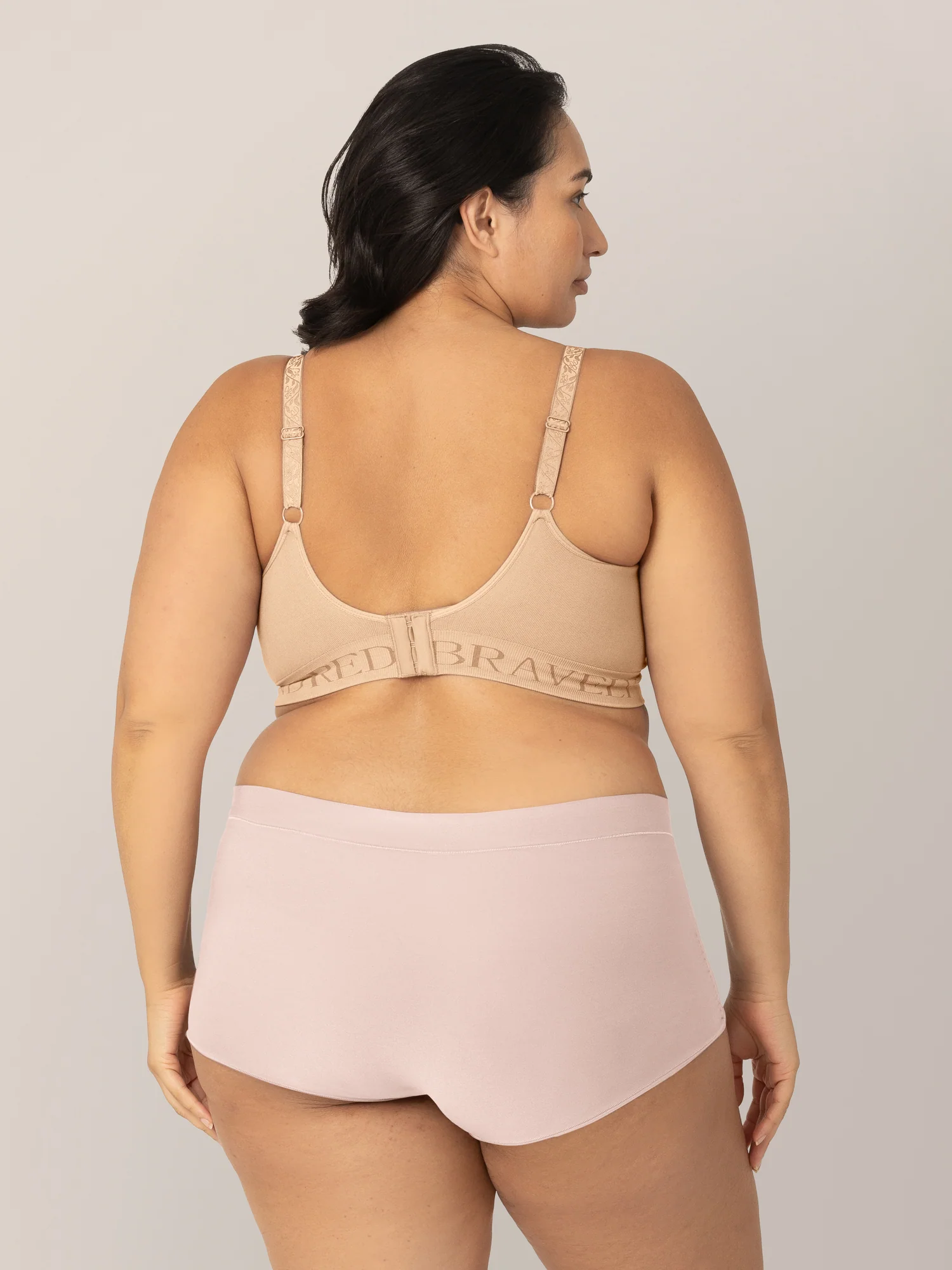 Grow with Me™ Maternity & Postpartum Boyshort | Soft Pink - Image 5