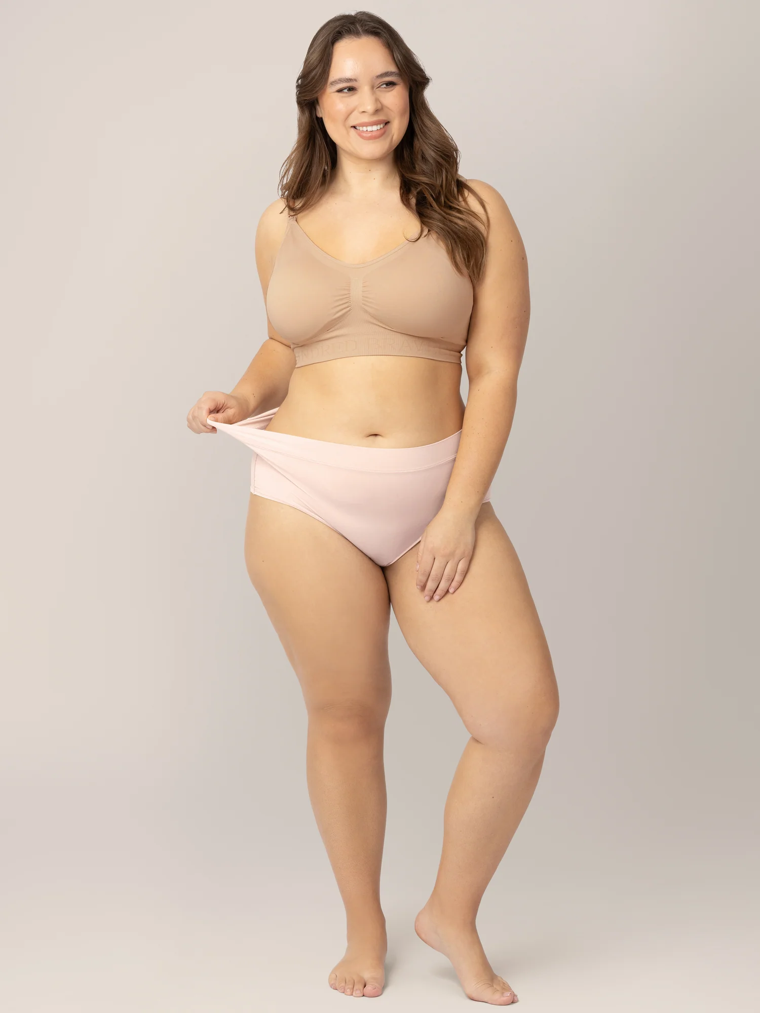 Grow with Me™ Maternity & Postpartum Brief | Soft Pink - Image 3