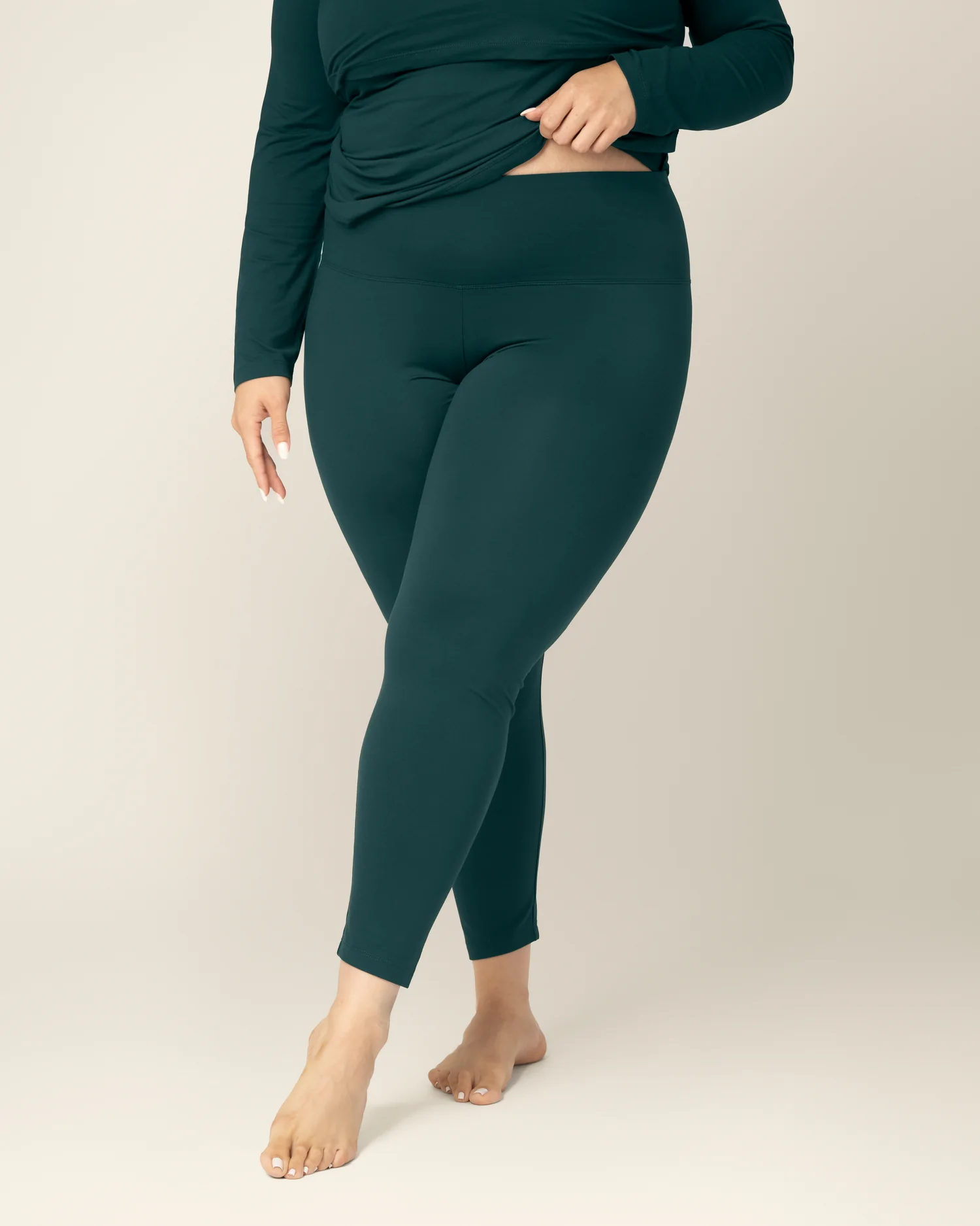 Jane Nursing Pajama Set | Evergreen - Image 6