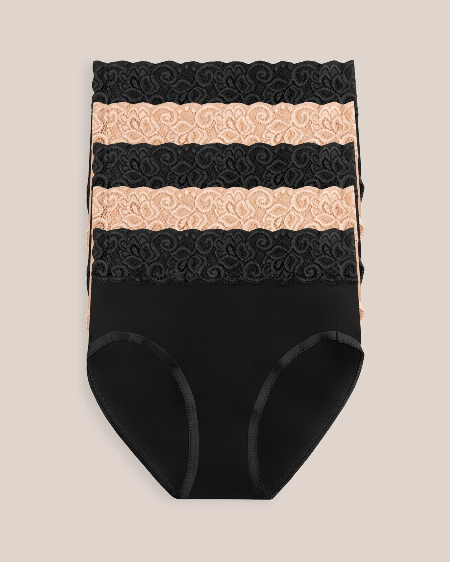 High-Waisted Postpartum Underwear Pack | Assorted Neutrals