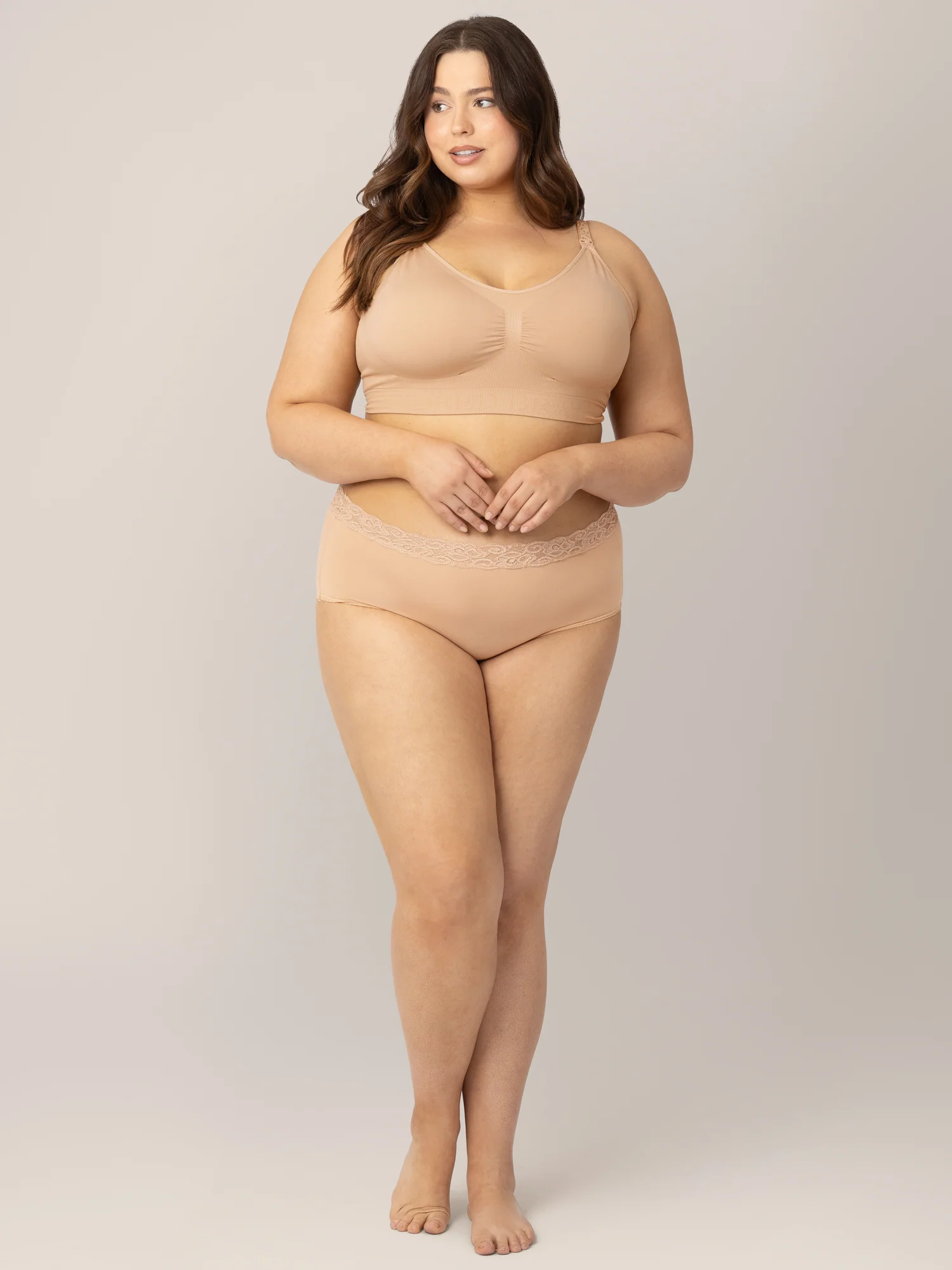 High-Waisted Postpartum Underwear Pack | Assorted Neutrals - Image 2