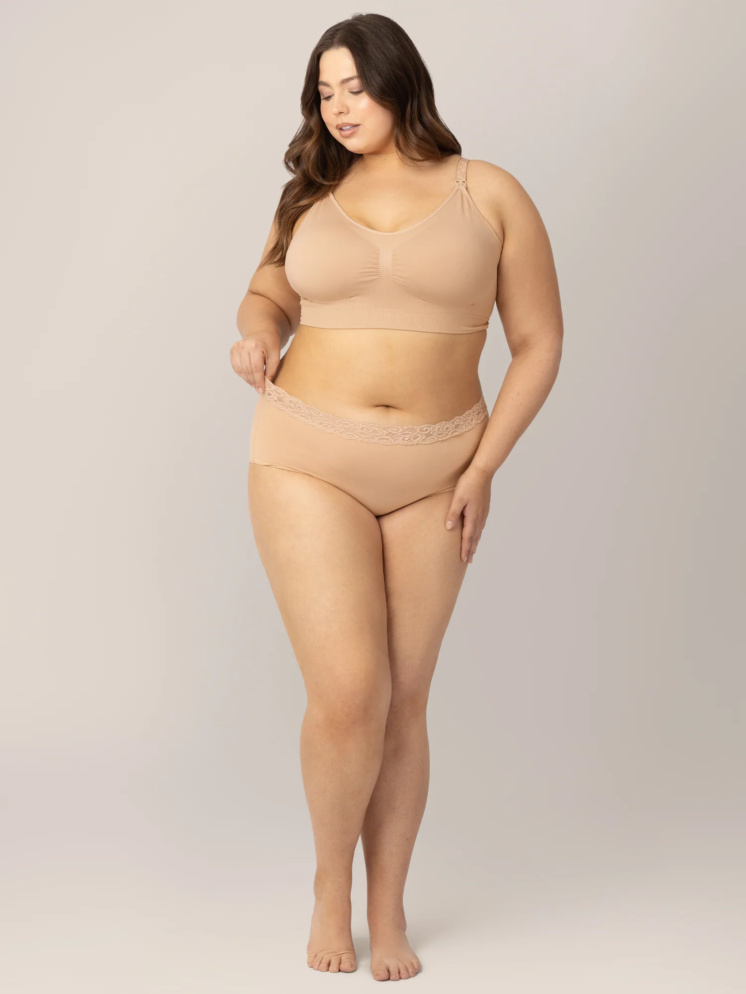 High-Waisted Postpartum Underwear Pack | Assorted Neutrals - Image 3