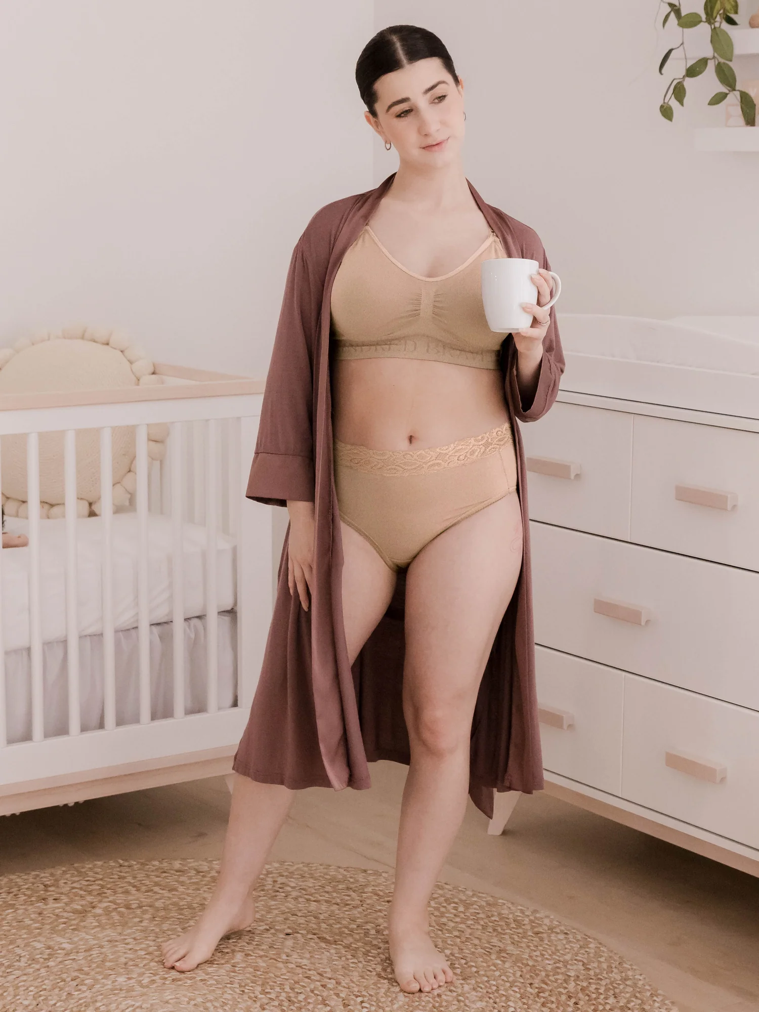 High-Waisted Postpartum Underwear Pack | Assorted Neutrals - Image 8
