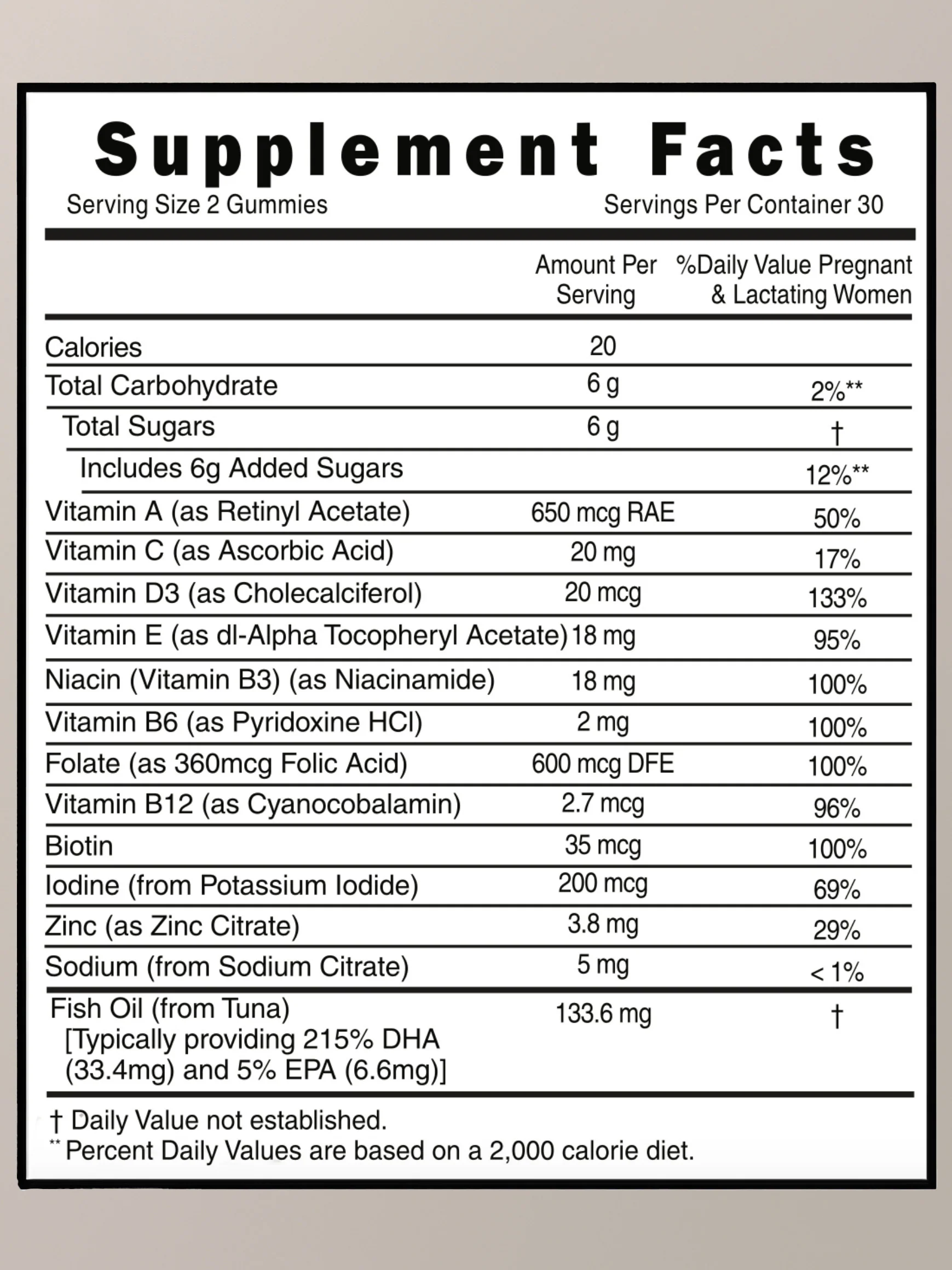 8 Sheep Organics - Prenatal Gummy Multivitamin - Image 3