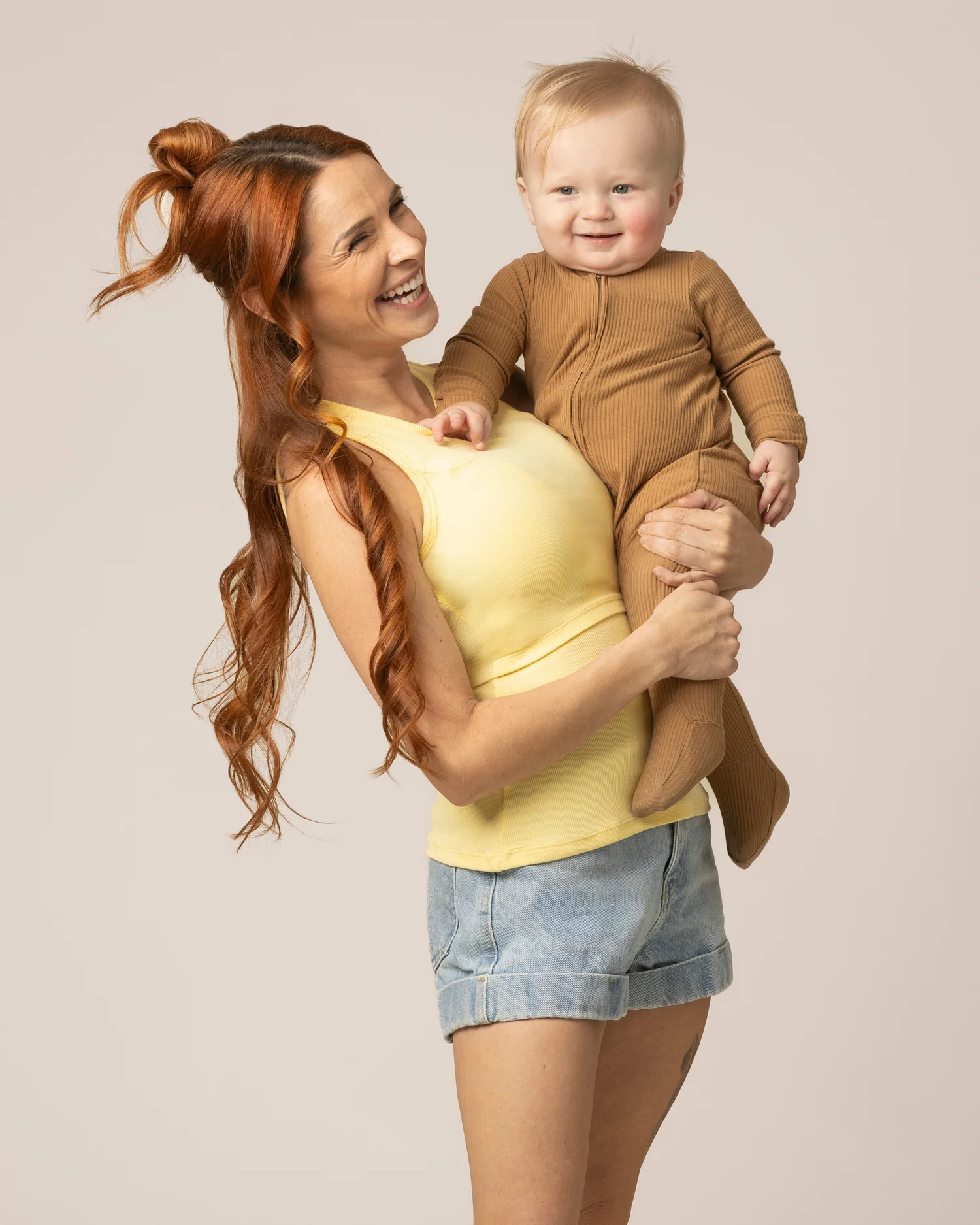 Ribbed Bamboo Racerback Nursing Tank | Butter Yellow - Image 6