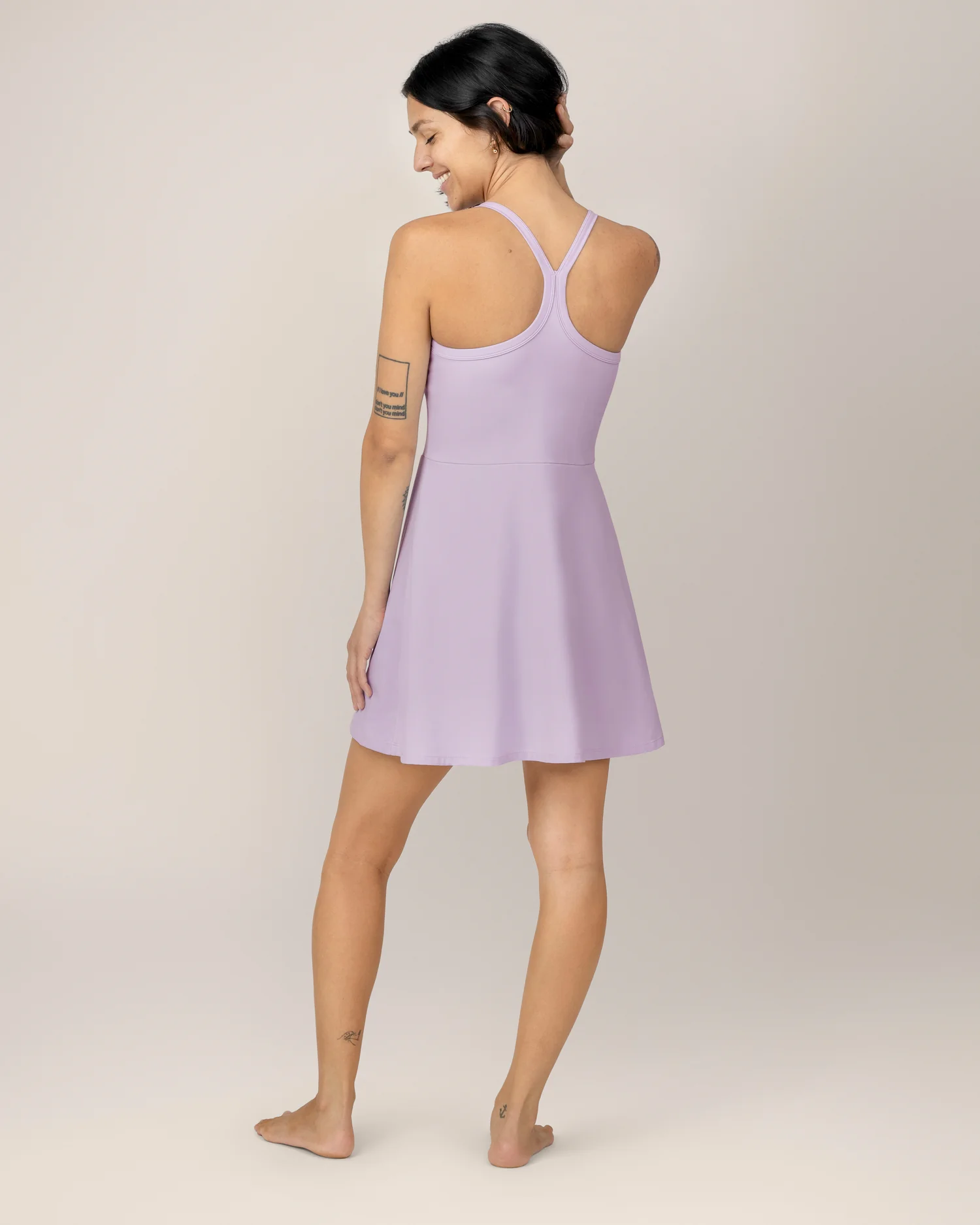 Stevie Active Racerback Nursing Dress | Lavender Mist - Image 5