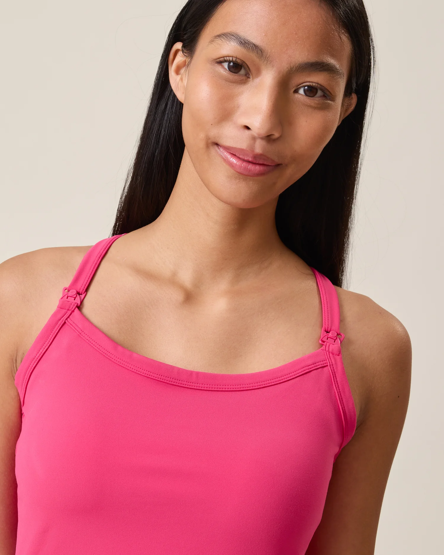 Stevie Active Racerback Nursing Dress | Raspberry Pink - Image 3