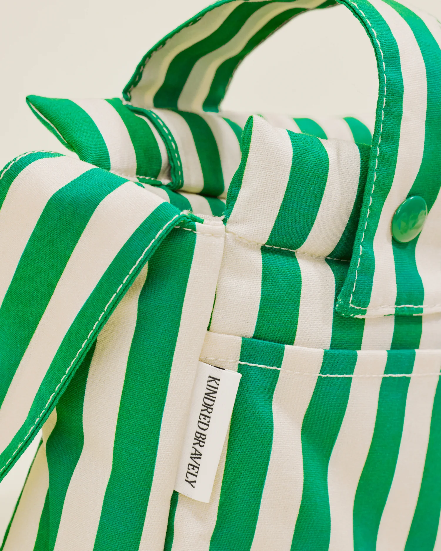 Stroller Party Caddy Bag | Green Stripe - Image 3