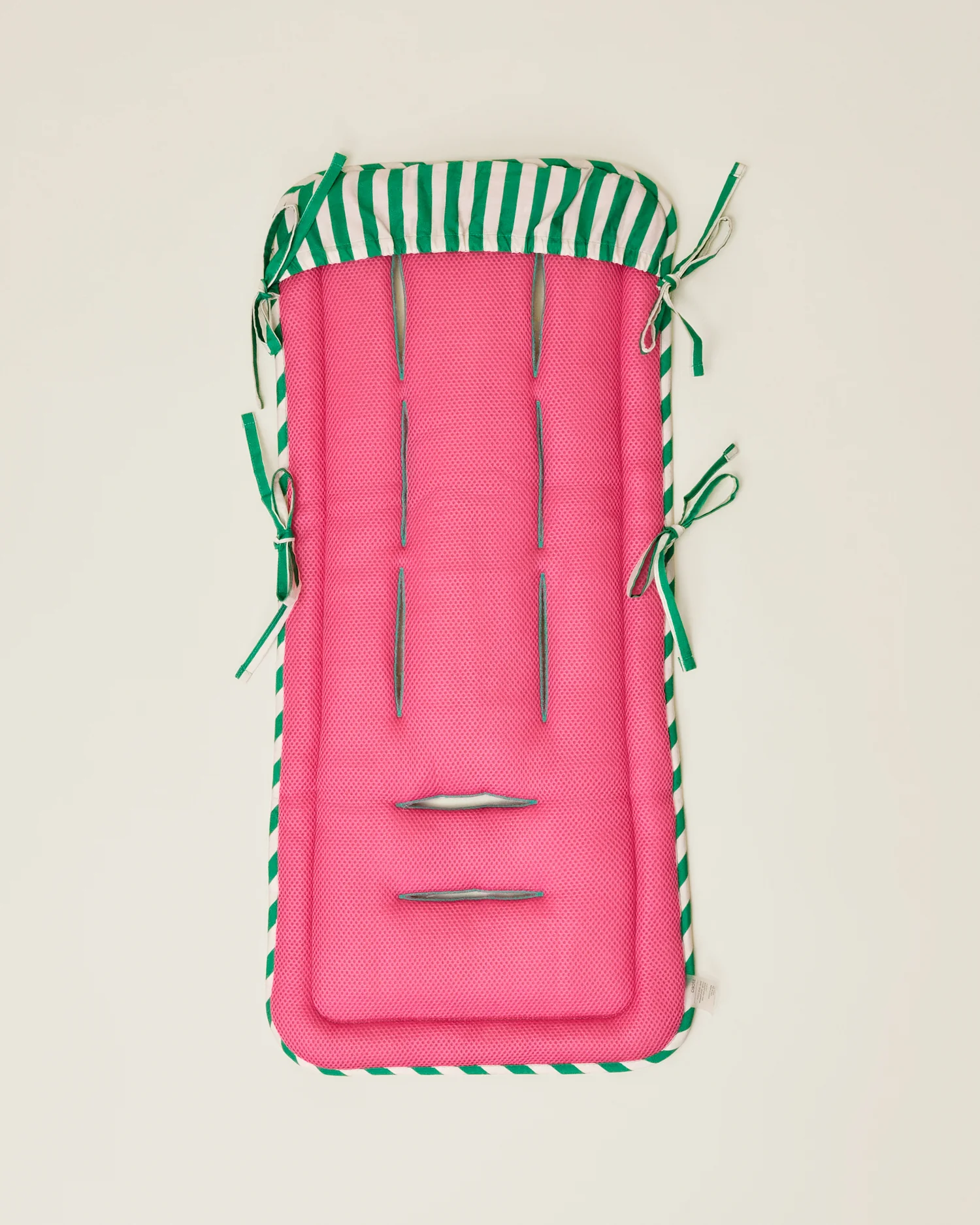 Stroller Party Seat Liner | Green Stripe - Image 5