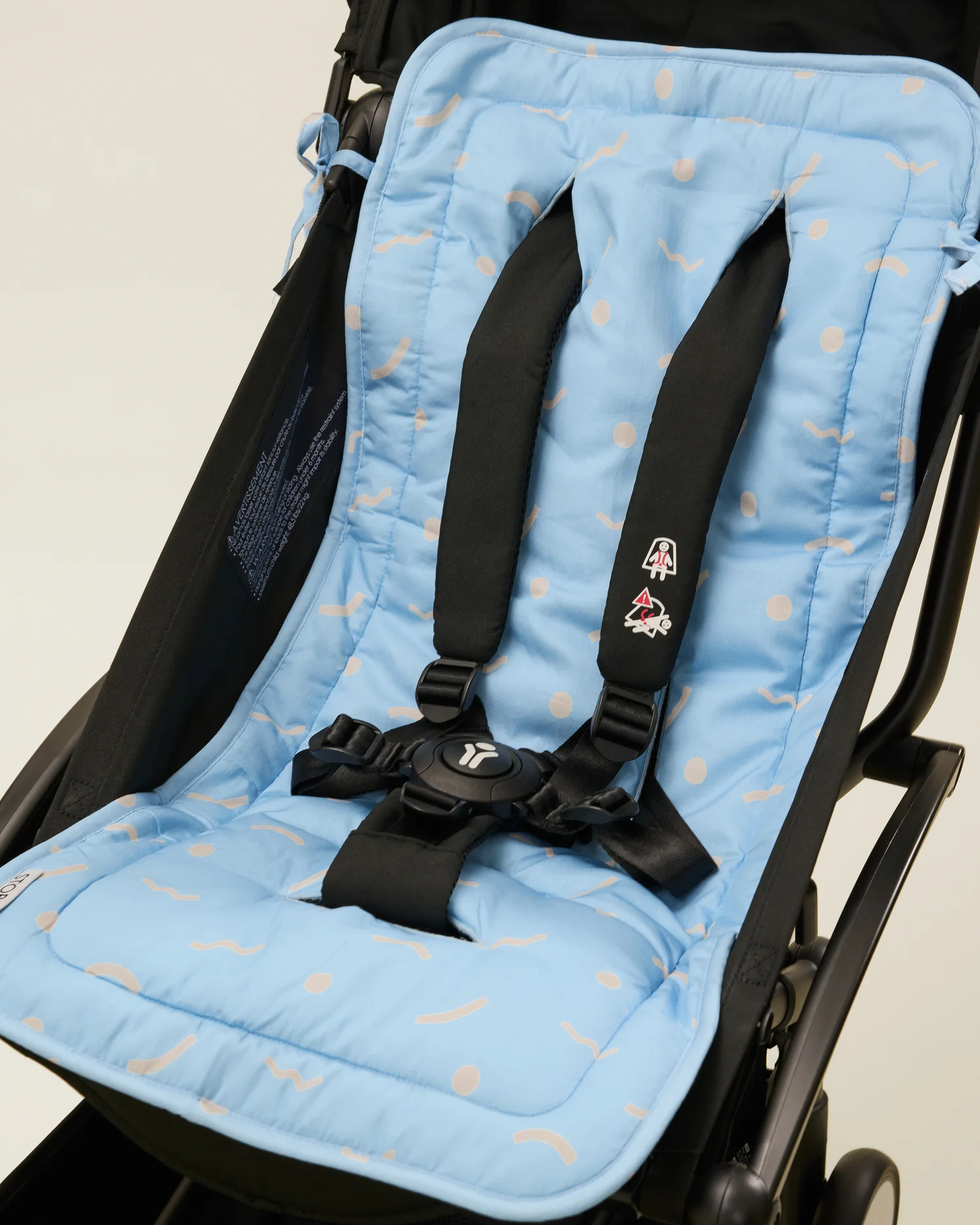 Stroller Party Seat Liner | Sky Squiggles