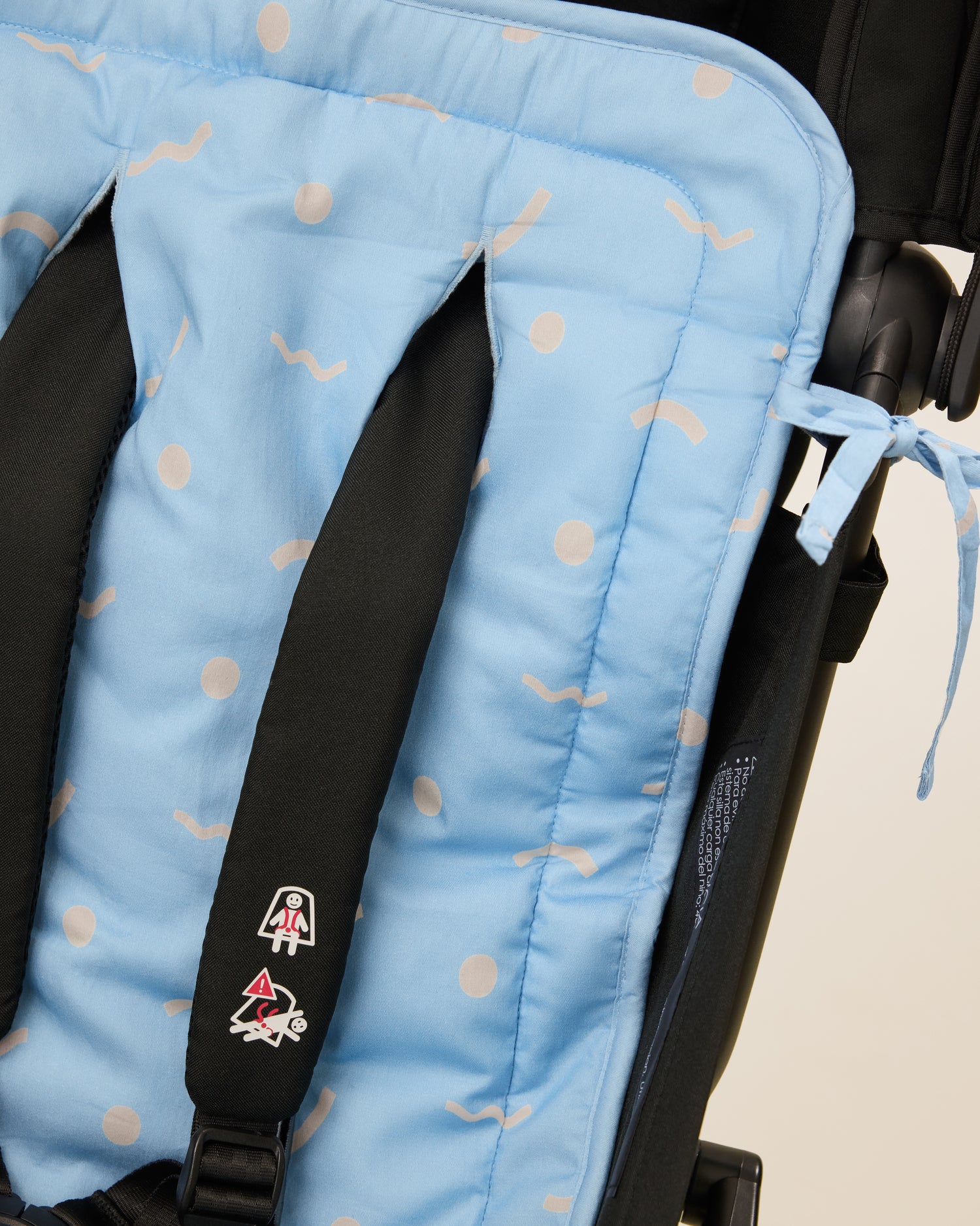 Stroller Party Seat Liner | Sky Squiggles - Image 3
