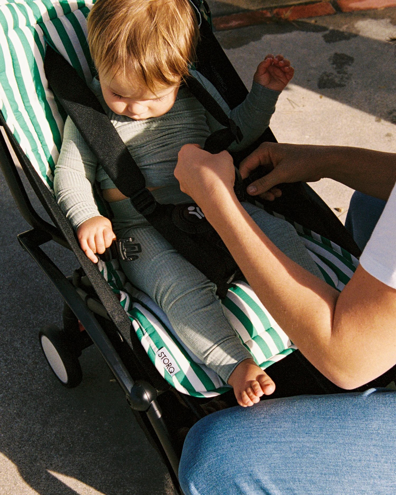 Stroller Party Set | Green Stripe - Image 6