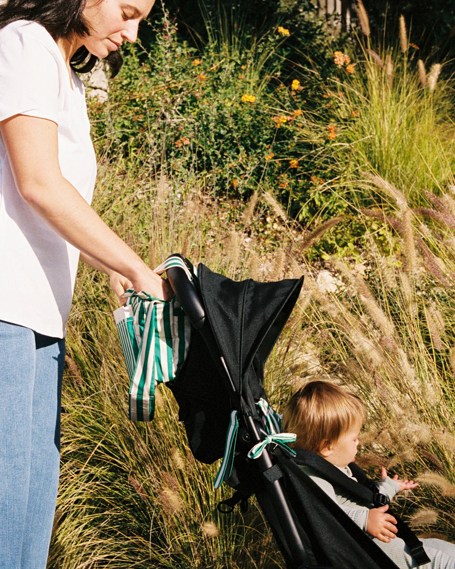 Stroller Party Set | Green Stripe - Image 7