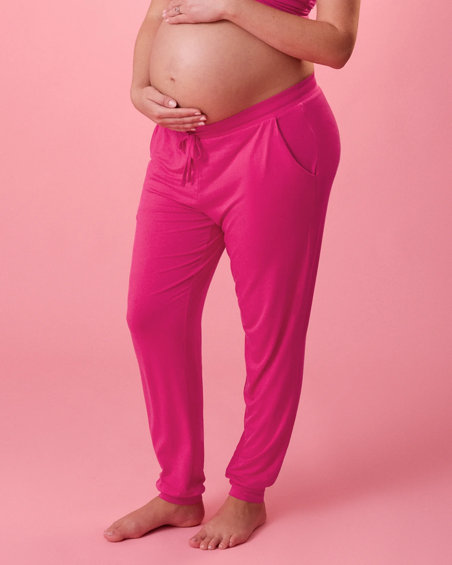 Ultralight Sleep & Lounge Jogger | Raspberry Pink