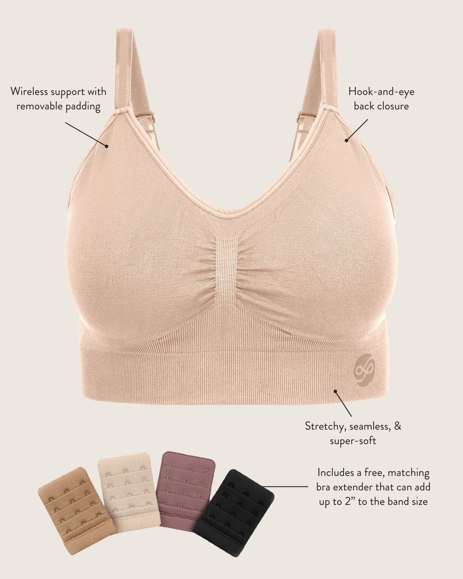 Wash Wear Spare® Nellie Wireless Bra Pack | Twilight - Image 9